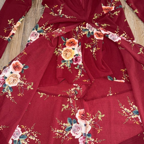 Southern Fried Chics • Floral Duster Romper - Picture 3 of 10